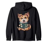 Chien Mignon avec Comment Former Votre Livre Humain Sweat à Capuche