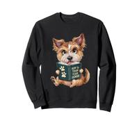Chien Mignon avec Comment Former Votre Livre Humain Sweatshirt