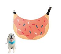 Chien Mignon Bandana Cartoon Donuts Pet Dog Cat Bib Bandana Imperméable Foulard Pet Bavoir pour Moyenne À Chiens De Grande Taille Réglable Pet Bandana Golden Retriever Alaska Samoyède