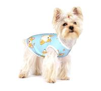 Chien Mignon Corgi Kawaii,T-Shirt sans Manches en Coton pour Animaux de Compagnie, Gilet Respirant, Extensible et Doux,L