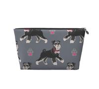 Chien Mignon d'animal Schnauzer, Trousse de Toilette Trousse de Maquillage Sac à cosmétiques Trousse de Toilette de Voyage Portable