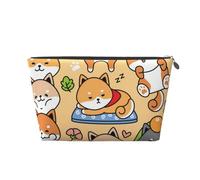 Chien Mignon de Dessin animé, Trousse de Toilette Trousse de Maquillage Sac à cosmétiques Trousse de Toilette de Voyage Portable