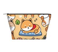 Chien Mignon de Dessin animé, Trousse de Toilette Trousse de Maquillage Sac à cosmétiques Trousse de Toilette de Voyage Portable