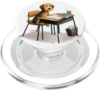 Chien Mignon étudiant Les Enseignants et Les élèves pour la rentrée Scolaire PopSockets PopGrip pour MagSafe