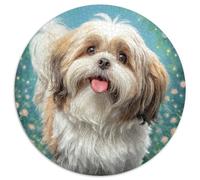Chien Mignon Puzzle 1000 Pièces Adultes Et Enfants Dès 14 Ans Thème Animal Puzzle De Bricolage Coloré Jouets De Jeu Stimulants Détente & Relaxation 1000pcs (67.5x67.5cm)