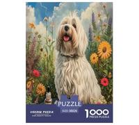 Chien Mignon Puzzle 1000 Pièces Cadeau Unique Jeu Éduchatif Défi Jouet À De Qualité Supérieure Peinture Art pour Adultes Et Enfants 38x26cm/1000pcs