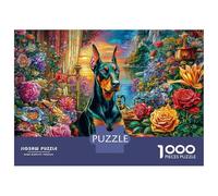 Chien Mignon Puzzle 1000 Pièces, Difficile Puzzles pour Adults EnfFourmi, Jeu De Défi Intellectuel 70x50cm/1000pcs