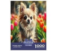 Chien Mignon Puzzle 1000 Pièces Educa Jouet en Bois Divertissement Créatif Décoration Intérieure Jeu ÉduChatif Challenge Toy pour Adultes Et Enfants À Partir De 12 Ans 38x26cm/1000pcs