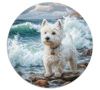 Chien Mignon Puzzle 1000 Pièces pour Adultes Et Enfants Thème Animal Puzzle De Qualité Supérieure Jouets De Jeu Stimulants Détente & Relaxation 1000pcs (67.5x67.5cm)