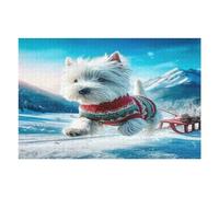 Chien Mignon Puzzle 1000 Pièces pour Adultes Vision Artistique Educa Activité De Famille Assemblage Amusant Cadeau d'anniversaire 1000 PCS