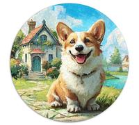 Chien Mignon Puzzle De 1000 Pièces pour Chien de Compagnie Filles Encastrement Parfait Qualité Premium Artistique Art Déco Relaxation 1000pcs (67.5x67.5cm)