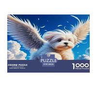 Chien Mignon Puzzle De 1000 Pièces : pour Les Amis, Organiser Une Soirée Détente Autour D’Un Jeu Collaboratif Absolument Éblouissant.