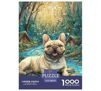 Chien Mignon Puzzle Élégant Destiné Aux Moments De Détente en Famille, Valorisant Pet par Un Assemblage Fluide Propice À La Réflexion Et À La Sérénité 52x38cm/1000pcs