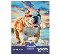 Chien Mignon Puzzle Élégant Destiné Aux Moments De Détente en Famille, Valorisant Pet par Un Assemblage Fluide Propice À La Réflexion Et À La Sérénité 52x38cm/1000pcs