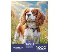 Chien Mignon Puzzle Élégant Pensé pour Activités Intérieures Paisibles, Valorisant Pet par Un Assemblage Structuré Propice À L’Attention Et Au Bien Être Durable 70x50cm/1000pcs
