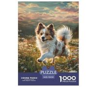 Chien Mignon Puzzle Élégant Pensé pour Les Moments Calmes en Intérieur, Valorisant Pet par Une Organisation Claire Propice À L’Attention Et Au Bien Être 70x50cm/1000pcs