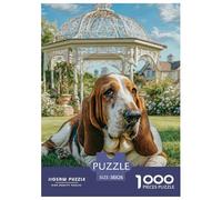 Chien Mignon Puzzle Élégant Pensé pour Les Moments Calmes en Intérieur, Valorisant Pet par Une Organisation Claire Propice À L’Attention Et Au Bien Être 38x26cm/1000pcs