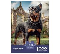 Chien Mignon Puzzle Élégant Pensé pour Les Moments Calmes en Intérieur, Valorisant Pet par Une Organisation Claire Propice À L’Attention Et Au Bien Être 52x38cm/1000pcs