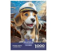 Chien Mignon Puzzle Élégant Pensé pour Les Moments Calmes en Intérieur, Valorisant Pet par Une Organisation Claire Propice À L’Attention Et Au Bien Être 38x26cm/1000pcs