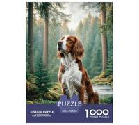 Chien Mignon Puzzle Élégant Pensé pour Les Moments Calmes en Intérieur, Valorisant Pet par Une Organisation Claire Propice À L’Attention Et Au Bien Être 70x50cm/1000pcs