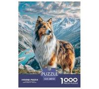 Chien Mignon Puzzle en Papier Haut De Gamme Pensé pour Moments Calmes, Intégrant Pet afin De Renforcer Patience Attention Et Satisfaction Progressive Au Quotidien 52x38cm/1000pcs