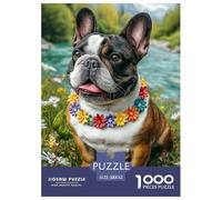 Chien Mignon Puzzle en Papier Haut De Gamme Pensé pour Moments Calmes, Intégrant Pet afin De Renforcer Patience Attention Et Satisfaction Progressive Au Quotidien 52x38cm/1000pcs