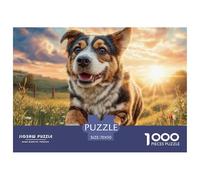 Chien Mignon Puzzle Jeux 1000 Pièces Volumineuses Qualité Supérieure, Unicité, Jeu De Puzzle Difficile, Cadeau De Noël pour Filles/garçons, Adultes Et Personnes De Plus De 14 Ans 70x50cm/1000pcs