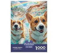Chien Mignon Puzzle Premium Conçu pour Les Loisirs Paisibles À La Maison, Mettant en Avant Pet Grâce À Une Progression Fluide Favorisant Concentration Détente Et Plaisir Durable 38x26cm/1000pcs