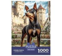 Chien Mignon Puzzle Raffiné Conçu pour Instants Paisibles en Intérieur, Valorisant Pet par Une Structure Fluide Propice À La Concentration Et Au Bien Être 70x50cm/1000pcs