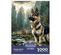 Chien Mignon Puzzle Raffiné Conçu pour Instants Paisibles en Intérieur, Valorisant Pet par Une Structure Fluide Propice À La Concentration Et Au Bien Être 38x26cm/1000pcs