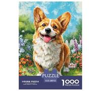 Chien Mignon Puzzle Raffiné Conçu pour Instants Paisibles en Intérieur, Valorisant Pet par Une Structure Fluide Propice À La Concentration Et Au Bien Être 52x38cm/1000pcs