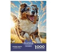 Chien Mignon Puzzle Raffiné Conçu pour Instants Paisibles en Intérieur, Valorisant Pet par Une Structure Fluide Propice À La Concentration Et Au Bien Être 52x38cm/1000pcs