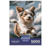 Chien Mignon Puzzle Raffiné Conçu pour Instants Paisibles en Intérieur, Valorisant Pet par Une Structure Fluide Propice À La Concentration Et Au Bien Être 70x50cm/1000pcs