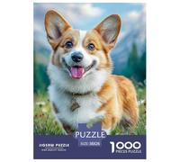 Chien Mignon Puzzle Raffiné Conçu pour La Détente Intérieure Quotidienne, Valorisant Pet par Un Assemblage Équilibré Propice À La Réflexion Sereine 38x26cm/1000pcs