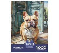 Chien Mignon Puzzle Raffiné Conçu pour La Détente Intérieure, Valorisant Pet par Un Assemblage Équilibré Propice À L’Attention Et Au Bien Être 38x26cm/1000pcs
