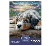 Chien Mignon Puzzle Raffiné Conçu pour La Détente Intérieure, Valorisant Pet par Un Assemblage Équilibré Propice À L’Attention Et Au Bien Être 70x50cm/1000pcs