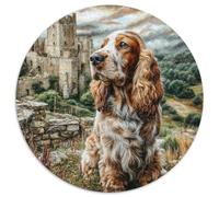 Chien Mignon Puzzle Rond 1000 Pièces Enfants Décoration Bricolage Classiques Parfait Encastrement Qualité Supérieure' Impossible Difficile 1000pcs (67.5x67.5cm)