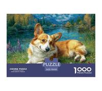 Chien Mignon Puzzles 1000 Pièces pour Adultes Classique Impossible Loisir Détente Écologique Art Classique 70x50cm/1000pcs