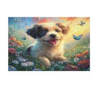 Chien Mignon Puzzles 1000 Pièces pour Adultes Educa Décoration Intérieure Moderne Famille Challenge Difficile Divertissement Artistique 1000 PCS
