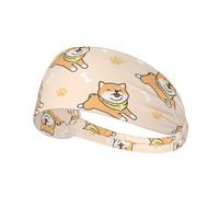 Chien Mignon Shiba Inu,Bandeau de Sport Unisexe, Bandeau élastique Multi-usages pour Cheveux