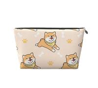 Chien Mignon Shiba Inu, Trousse de Toilette Trousse de Maquillage Sac à cosmétiques Trousse de Toilette de Voyage Portable