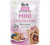 Chien Mini filets de poulet et thon en sauce 85g
