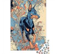 Chien, modèle de tourbillonPuzzles 1000 Pièces pour Adultes, Pop Artjeux ÉduChatifs, Décoration D'intérieur70x50cm/1000pcs
