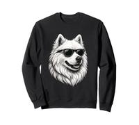 Chien Moelleux Cool Portant des Lunettes de Soleil Sweatshirt