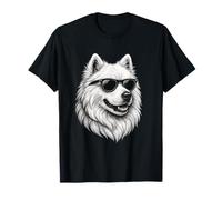 Chien moelleux cool portant des lunettes de soleil T-Shirt