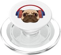 Chien Musicien Écouteurs Musique PopSockets PopGrip pour MagSafe