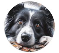 Chien Noir Blanc Animal de Compagnie 1000 Pièces Puzzle Papier pour Adultes Détente Concentration Cadeau Famille 1000pcs (67.5x67.5cm)