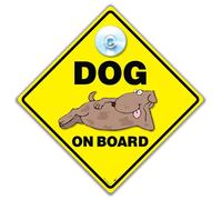 Chien On Board Autocollant Voiture, en Voiture Signe, Bewrae Of The Dog Véhicule Ventouse Fenêtre Bébéà Bord, Décalque, Sticker