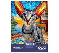 Chien Oriental à Poil Court Puzzle 1000 Pièces Difficile Puzzles pour Adults DIY Jigsaw Puzzle Casse-tête De Jeu Familial Jouets De Défi 38x26cm/1000pcs