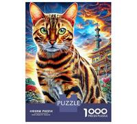 Chien Oriental à Poil Court Puzzle 1000 Pièces Difficile Puzzles pour Adults DIY Jigsaw Puzzle Casse-tête De Jeu Familial Jouets De Défi 52x38cm/1000pcs